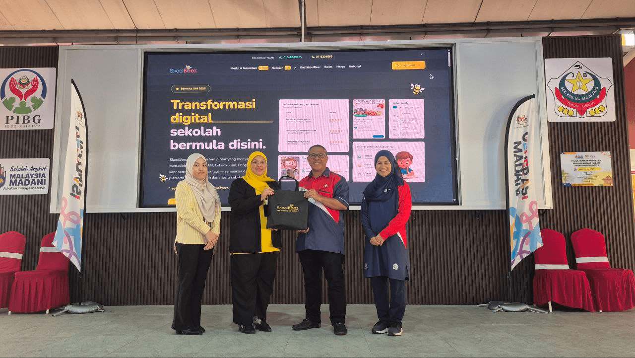 SK Kg. Maju Jaya Perkenal SkoolBeez kepada Lebih 700 Murid Tahap 2